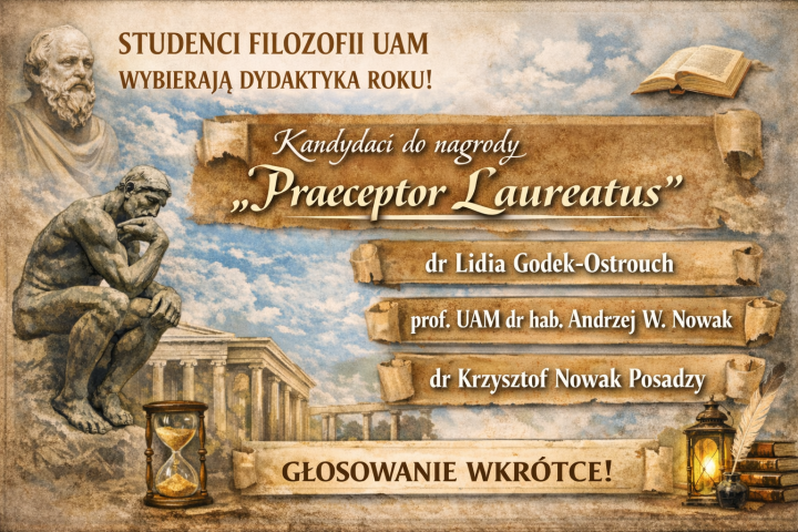 Kandydaci do nagrody Praeceptor Laureatus na UAM