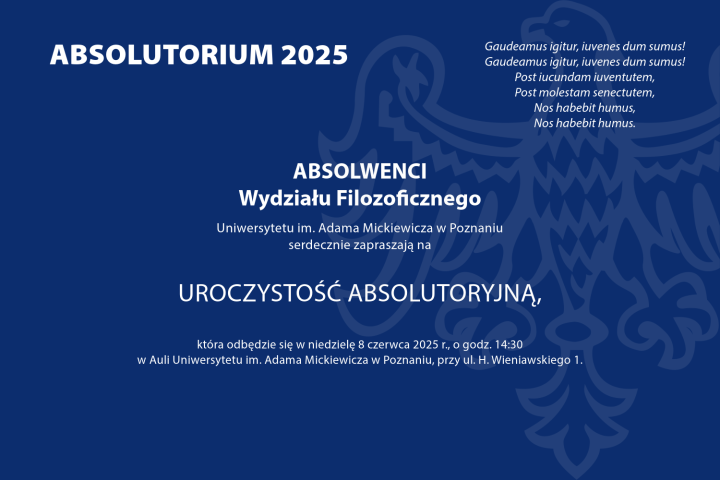 Zaproszenie na absolutorium